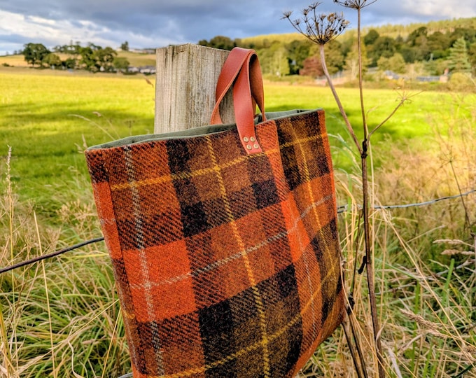 New Fomar Harris Tweed bag