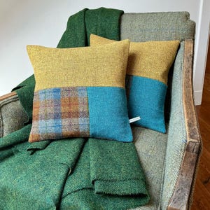 Henrietta Harris Tweed patchwork Cushion