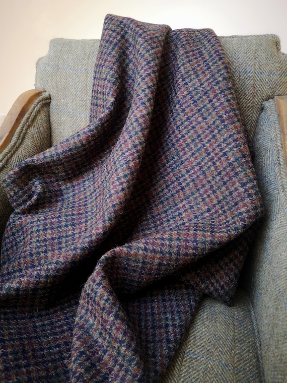 Harris Tweed blanket throw bedspread