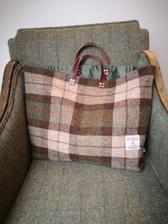 York Harris Tweed bag