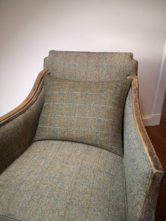Morris Harris Tweed cushion cover