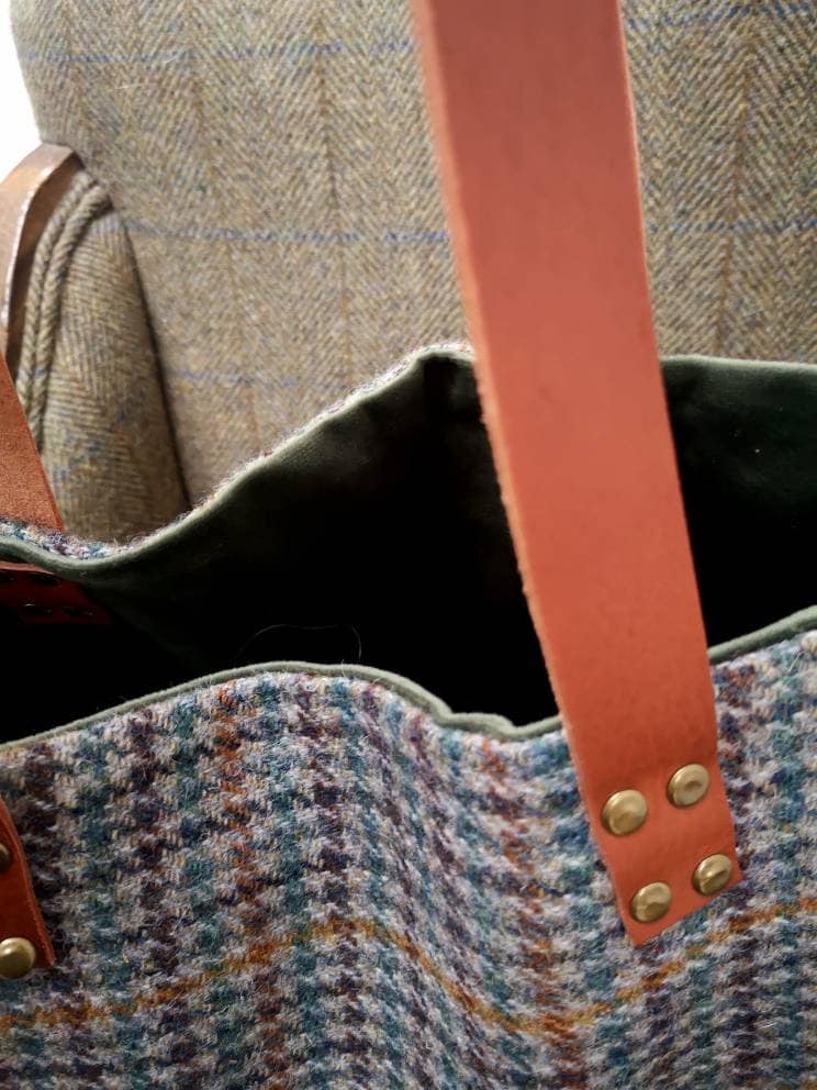 New Viv Harris Tweed bag