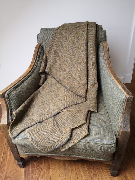 Harris Tweed blanket throw bedspread