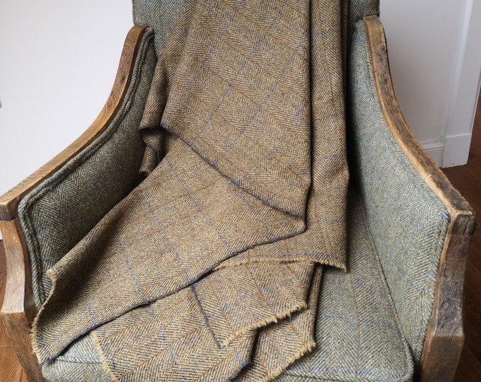 Harris Tweed blanket throw bedspread