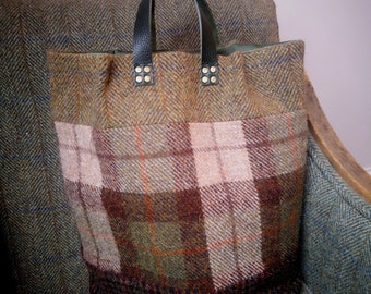 New Andre Harris Tweed bag