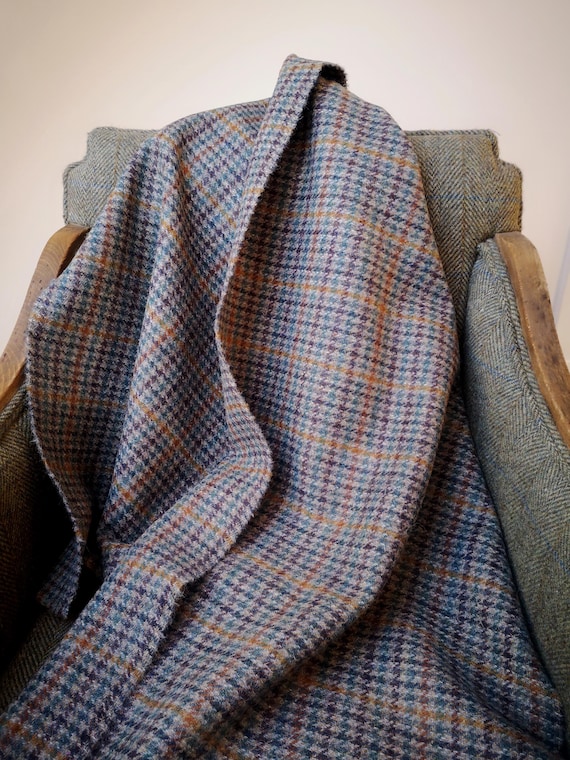 Harris Tweed blanket throw bedspread