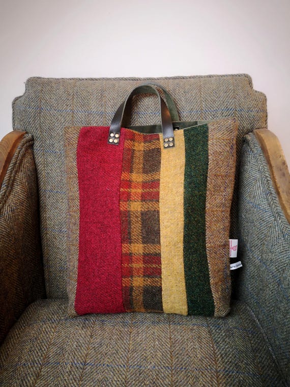 New Cathy Harris Tweed tote bag