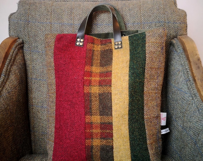 New Cathy Harris Tweed tote bag