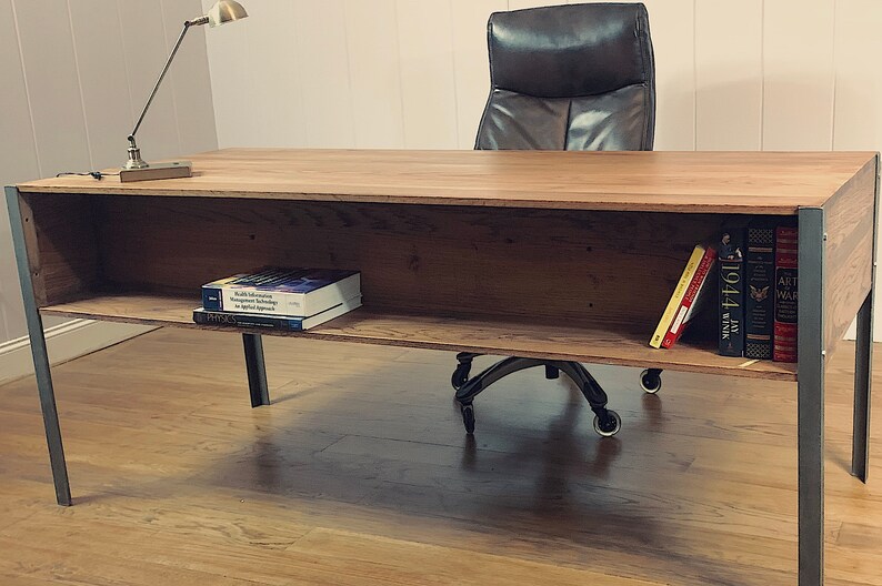 Rustic Executive Desk Etsy