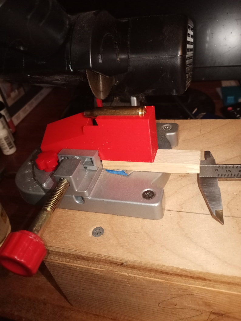 223 To 300 Blackout Conversion Jig For 2" Chop Saw (Like Harbor Freight) – Case Trimming Jig By Lee