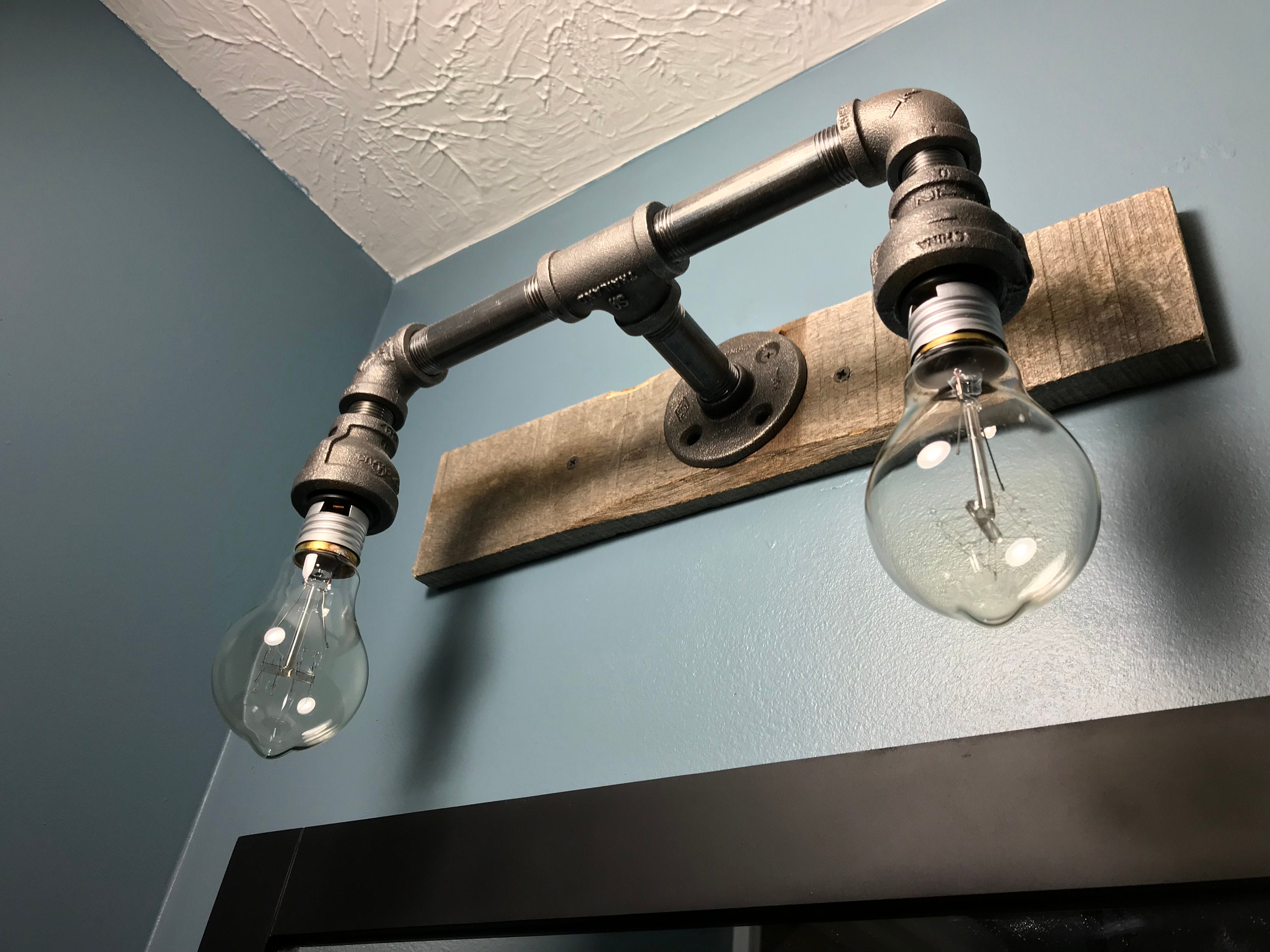Steampunk light fitting deals