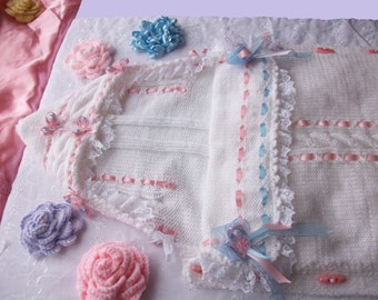 Baby knitting pattern, Romany style sleeping bag.