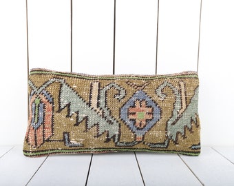 bohemian pillow, decorative pillow for couch, turkish kilim pillow, cushion cover boho, throw pillow, accent pillow, vintage pillow cover