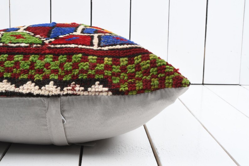 vintage turkish kilim pillow cover bohemian decor 16x16 eclectic kilim pillow throw pillow cover ethnic pillow kilim pillow case