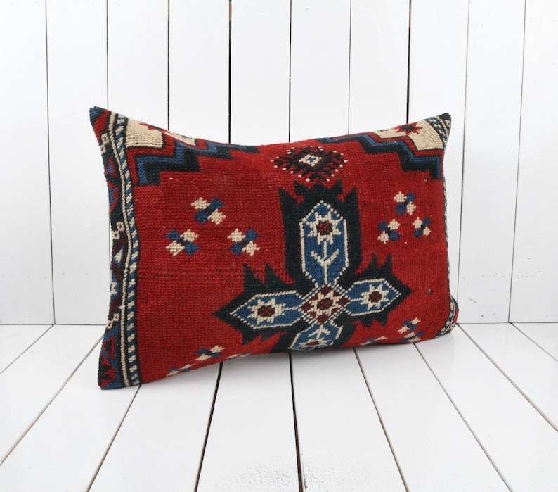 Turkish Kilim Pillow Kilim Pillow Cover Vintage Kilim Pillow 16x24 Decorative Kilim Pillow Handmade Kilim Pillow Kilim Cushion Cover
