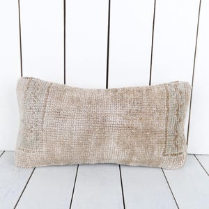 anatolian turkish kilim pillow, bohemian kilim pillow, 8x16 handmade kilim pillow, decorative throw pillow, home decor, cushion cover