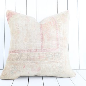 24x24 Handwoven Kilim Pillow, Bohemian Kilim Pillow, 24x24 Tribal Kilim Pillow, Decorative Kilim Pillow, Ethnic Pillow Throw Pillow