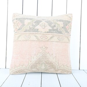 16x16 kilim pillow, turkish kilim pillow, turkish pillow, vintage pillow, decorative pillow, bohemian pillow, kilim, kilim cushion cover