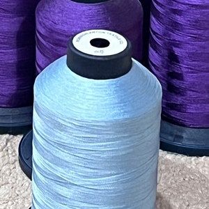 Sky Blue Serger Thread, Cone Thread for Quilting, Serging, Embroidery and Sewing