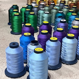 Baby Blue Serger Thread, Cone Thread for Quilting, Serging, Embroidery and Sewing