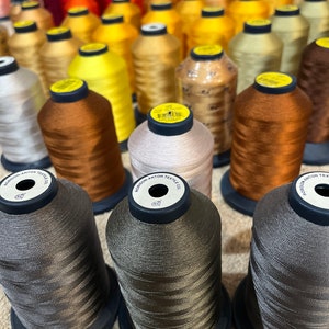 Charcoal (color) Thread, Cone Thread for Quilting, Serging, Embroidery and Sewing