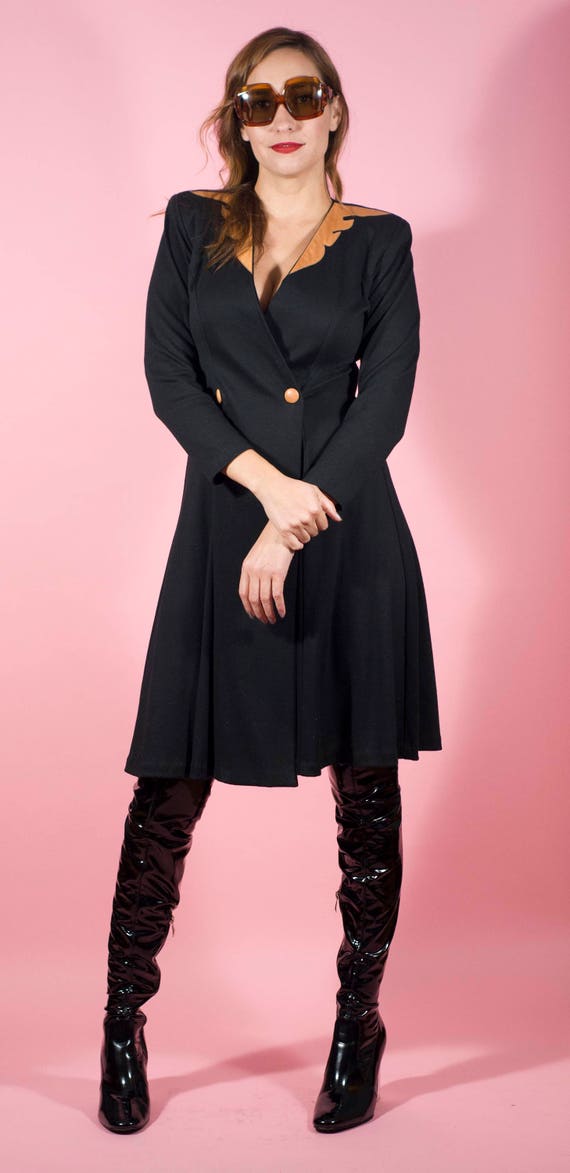 western wrap dress
