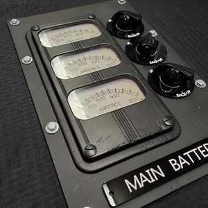 Large Industrial Main Battery Panel Replica for Mad Science Labs and Theater