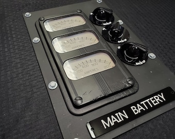 Large Industrial Main Battery Panel Replica for Mad Science Labs and Theater