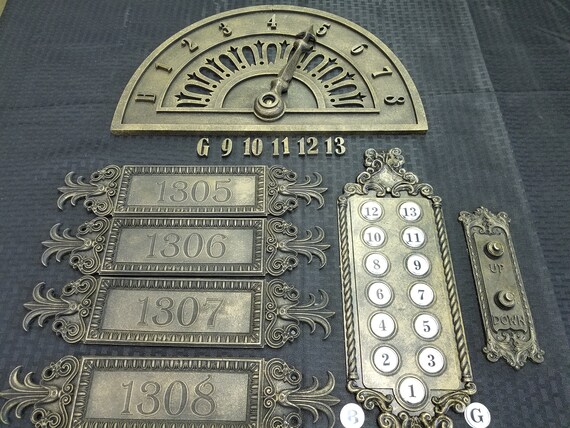 Vintage Elevator 13th Floor Set Perfect For Escape Rooms And Etsy
