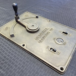 Elevator Manual Control Lever "Resin Replica"