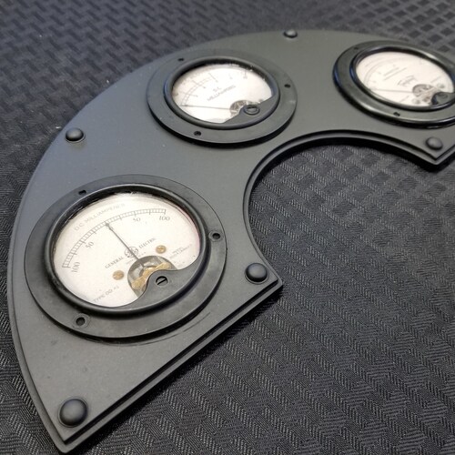 Large Industrial Gauge Panel Etsy