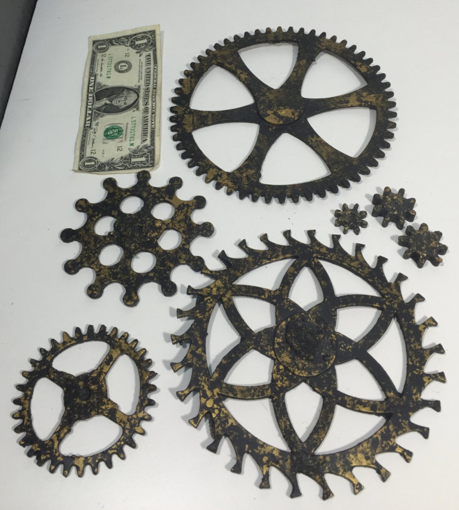 Decorative Resin Gears Etsy