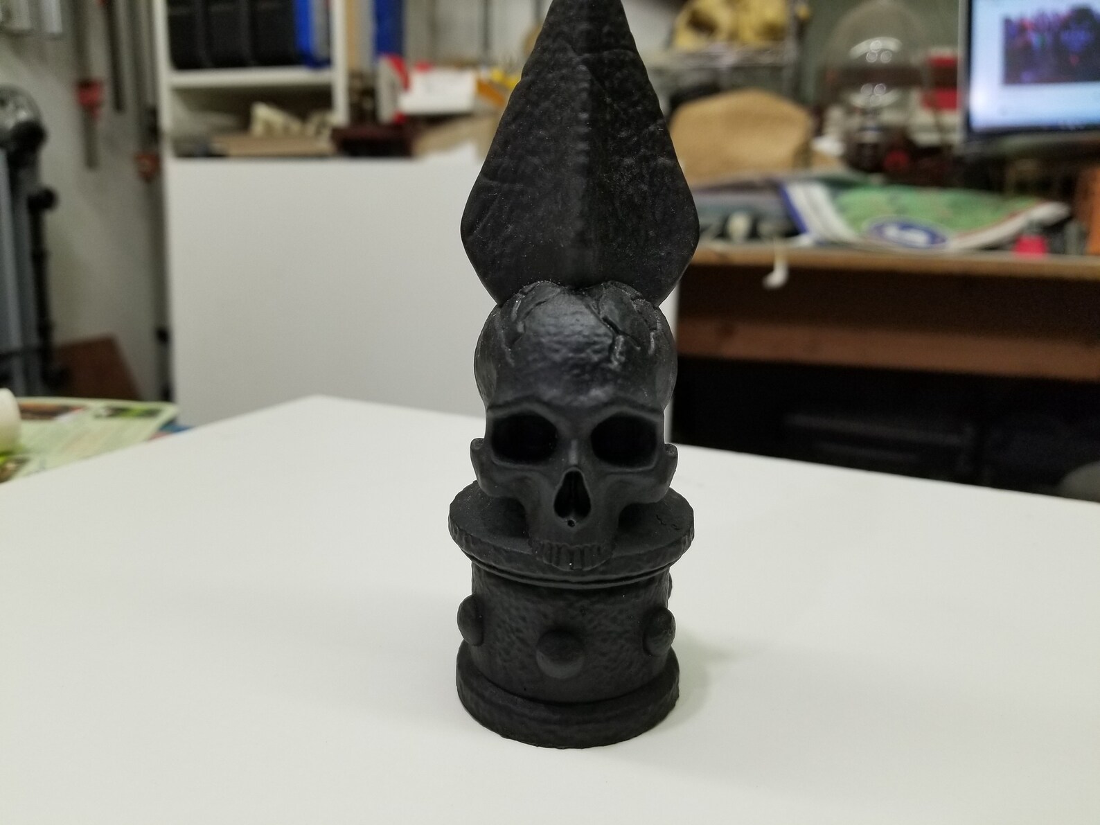 1 Dozen Skull Fence Finial for PVC Pipe resin Perfect for Etsy