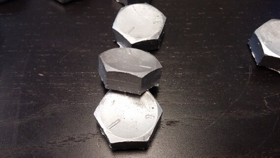 Decorative Resin Bolt Heads 1 Dozen Etsy