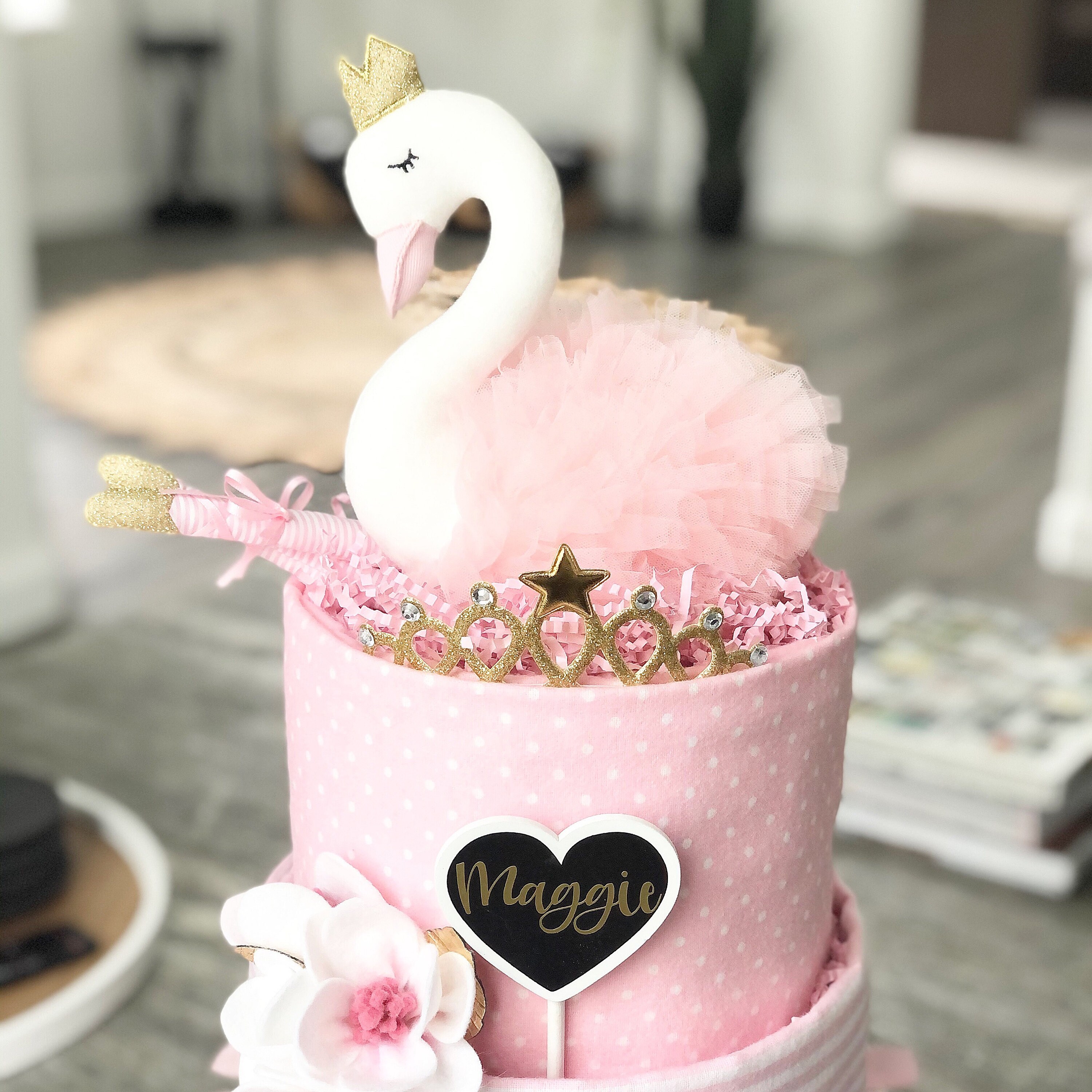 Unique Party - Umbrellaphants - Centrotavola a cascata per Baby Shower