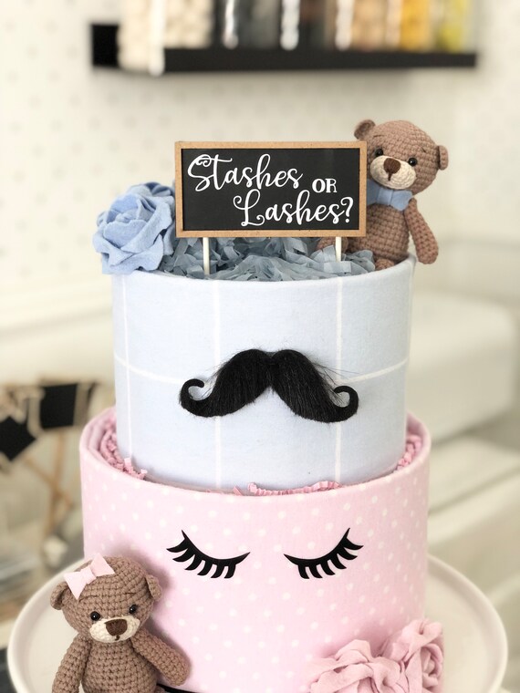 Shower Decorations Cake Decorated Mustache Diaper Cake Little Man