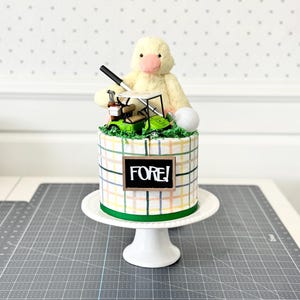 Mini Golf Themed Diaper Cake Baby Shower Sprinkle Birthday Gift