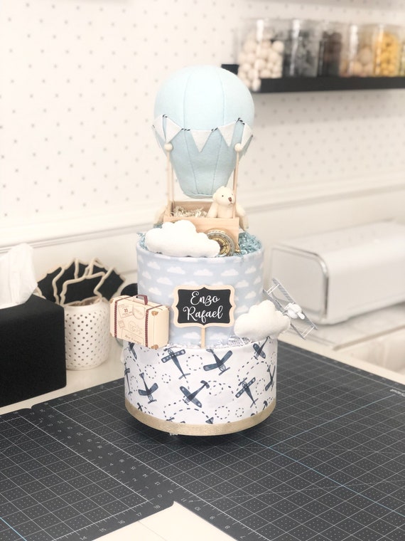 Medium Blue Hot Air Balloon Pilot Airplane Flight Travel Adventure