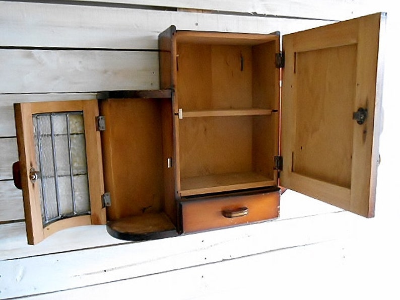 Rustic Apothecary Wall Storage Hanging Etsy