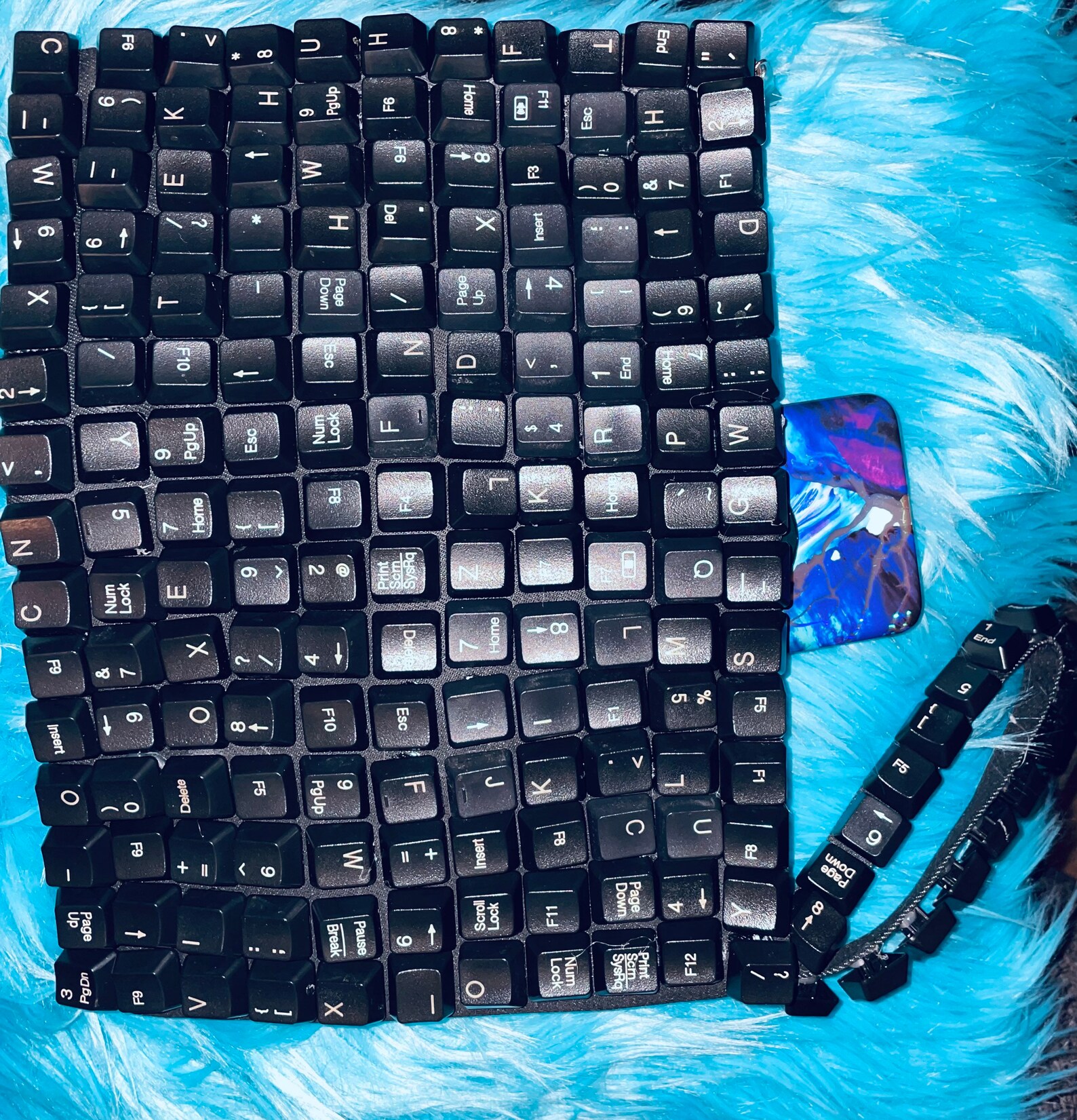 Computer Keyboard Wristlet Purse Etsy