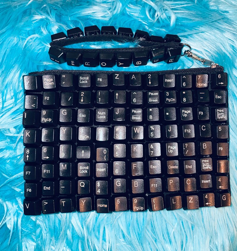 Computer Keyboard Wristlet Purse Etsy