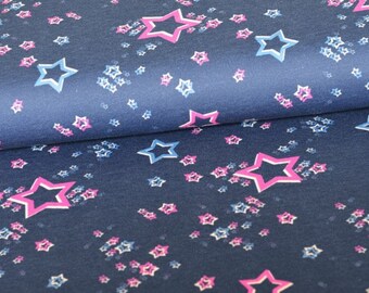 Magic Stars Jersey//Sweat Stoff,Baumwolle,nähen,Jersey,Sweat,Shirt