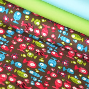 Fabric fabric fabric jersey motif sweetness colorful FischeLIJO