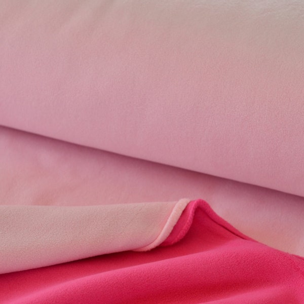 tessuto pile come doubleface due tonalità maglia rosa / rosa maglia tessuto LIJO