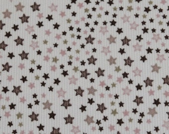 Feincord bedruckt Starlight Hilco Corduroy Sterne jersey knit fabric