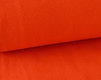 Fabric cuffs Smooth orange cuff jersey knit Fabric