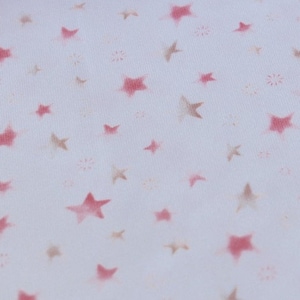 fabric Stoff Jersey Hilco Pasetell Stars Sterne rose jersey knit fabric Lijo LIJO
