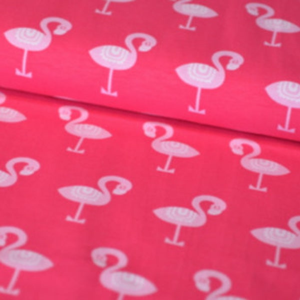 Stoff Jersey "Flamingo" rose/pink jersey knit fabric Lijo