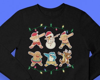 Weihnachtsmann Tanzt Ugly Tee Funny Christmas Dab Dance Sweatshirt