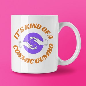 Detective Crashmore White Ceramic Mug, Cosmic Gumbo Coffee Mug, Detective Crashmore Coffee Tea Mug